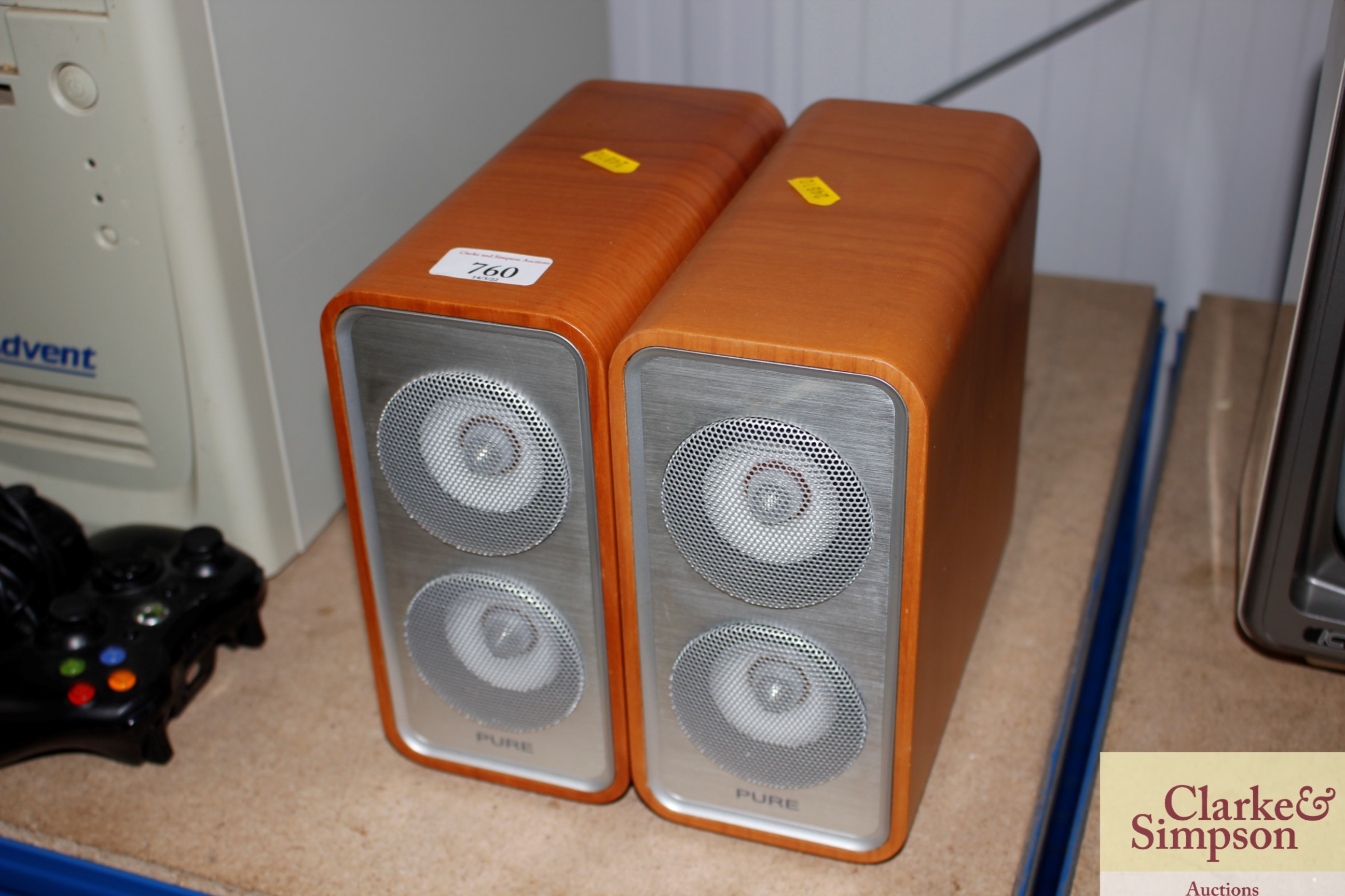 A pair Pure Speakers