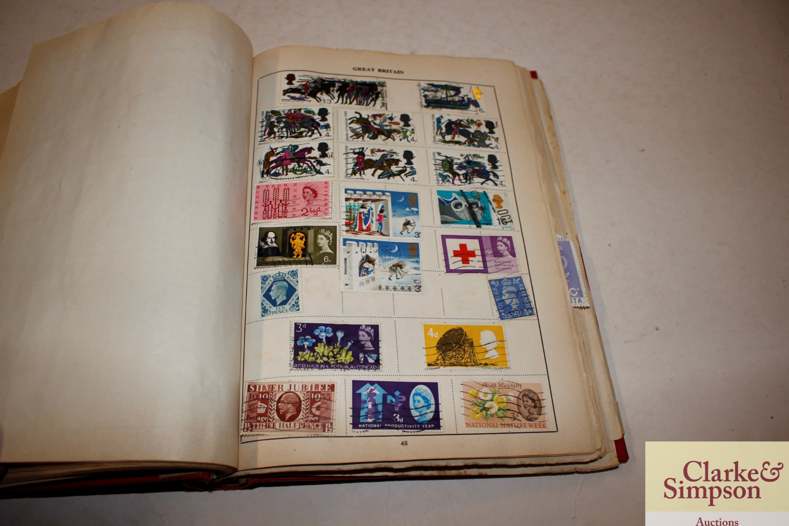 A Cardinal stamp album and contents - Image 2 of 4