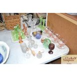 A quantity of various glassware to include dressin