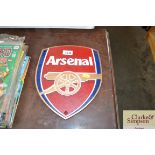 A reproduction Arsenal plaque