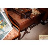 A Regency style mahogany sofa table