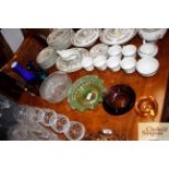 Various coloured Art Glass items