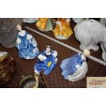 A Doulton Figurine "Alison"; another "Hilary" and
