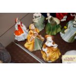 A Doulton figurine "Sandra"; another "Rachel" and