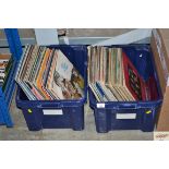 Two boxes of LPs