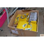 A box of Rolson tool and torch products - as new