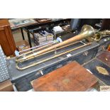 A Besson trombone in fitted case AF