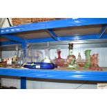 A quantity of various table glassware and decorati