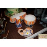 Four items of Sylvac ware pottery