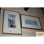 Two David Green, limited edition prints, one depic