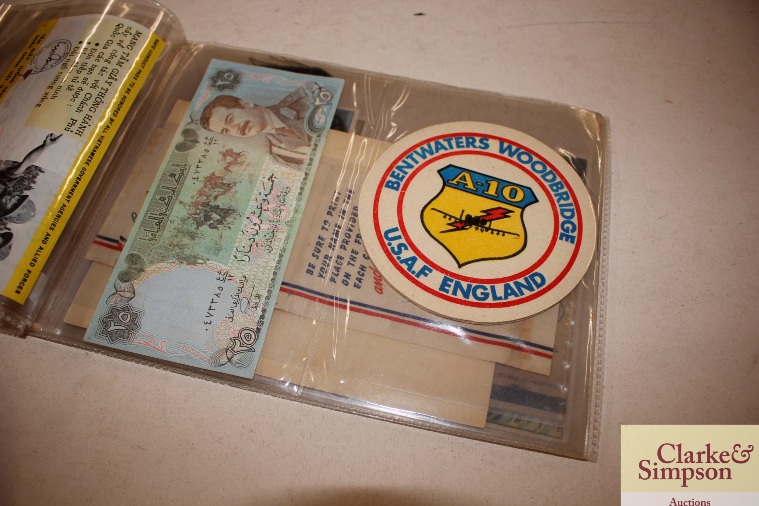 US Airman's ID tags, ephemera etc relating to Bent - Bild 7 aus 11