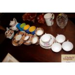 A quantity of various decorative teaware