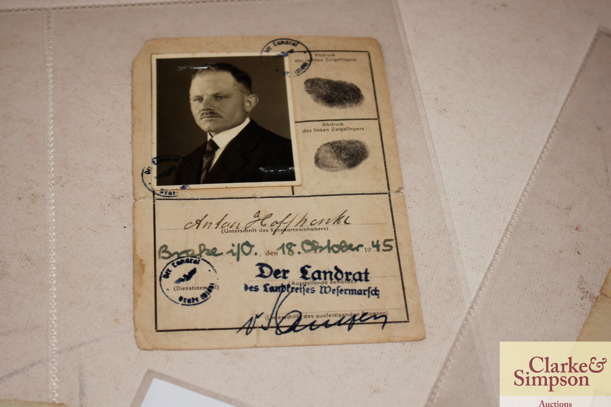 A quantity of WW2 German ephemera - Bild 4 aus 7