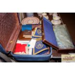 A large quantity of Masonic medals, sashes, docume