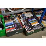 Two boxes of DVD's