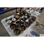 A quantity of Denby tea and dinnerware