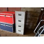 A modern 4-drawer filing cabinet (no key)