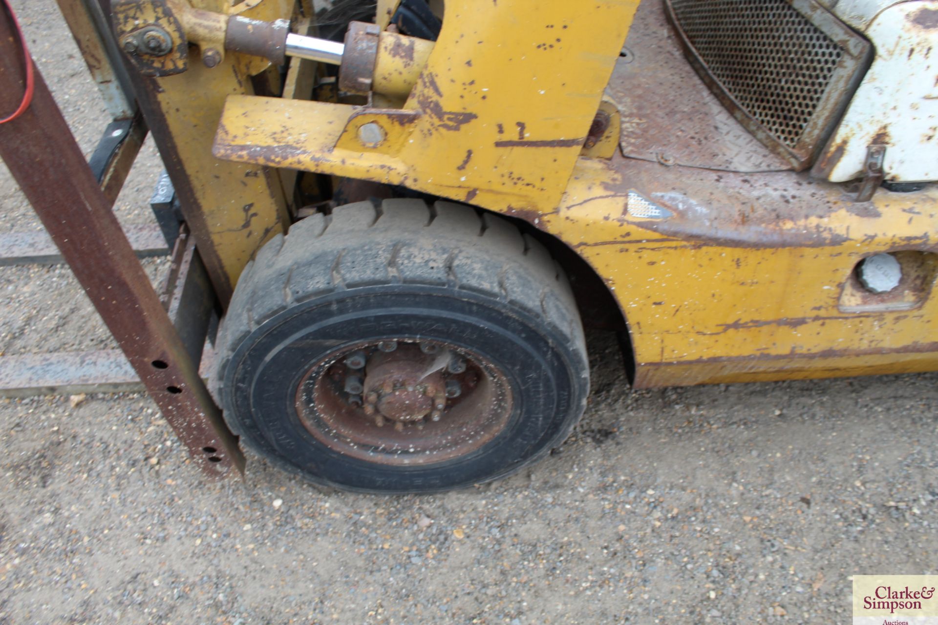 Toyota 02-2FD20 2T diesel forklift.4x366 hours. Vendor reports brakes need attention. V - Image 9 of 16