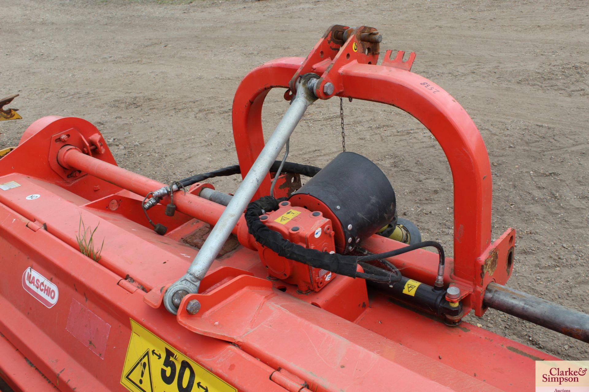 Maschio Tigre 280 flail mower. 2013. Serial number 139390454. V - Image 6 of 7