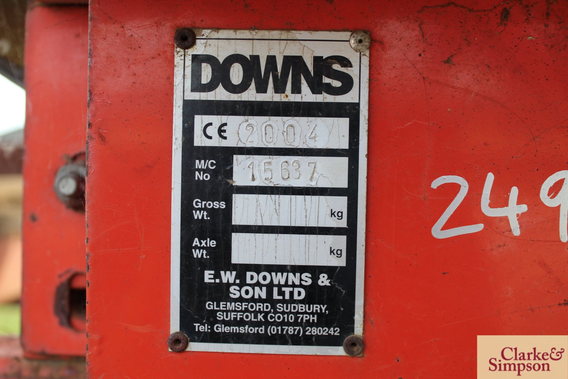 Downs Boxer 3 double box filler. V [Located Rendlesham, 5-minute drive from Auction Centre] - Image 16 of 16