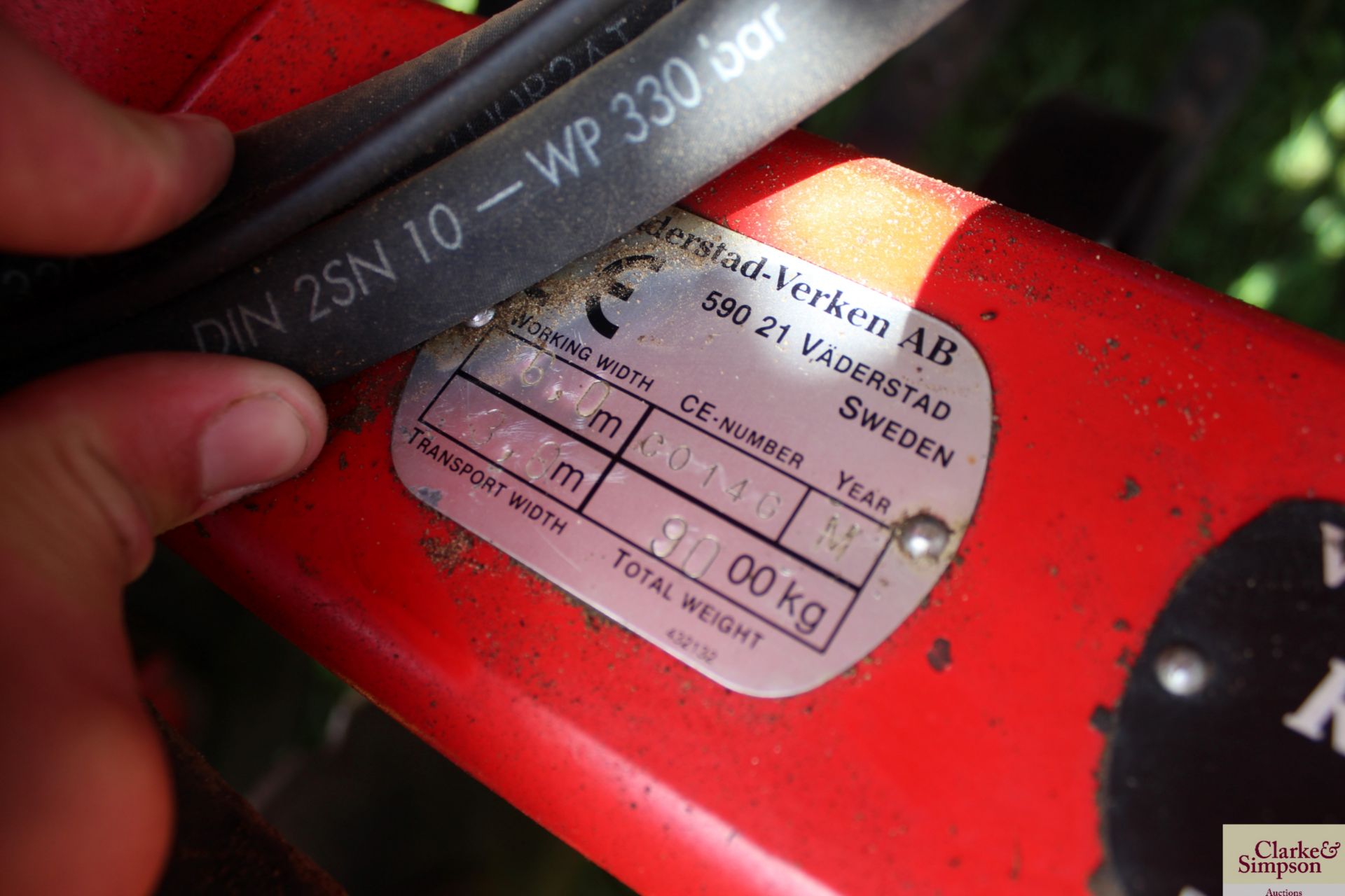 Vaderstad Rapid A600S 6m System Disc trailed drill. Serial number 12469. 3,401Ha. With radar, - Image 35 of 35