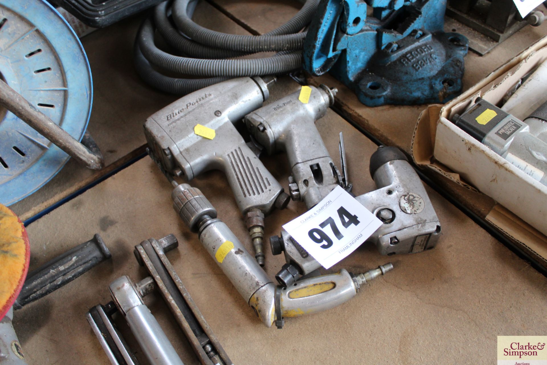 Various air tools.