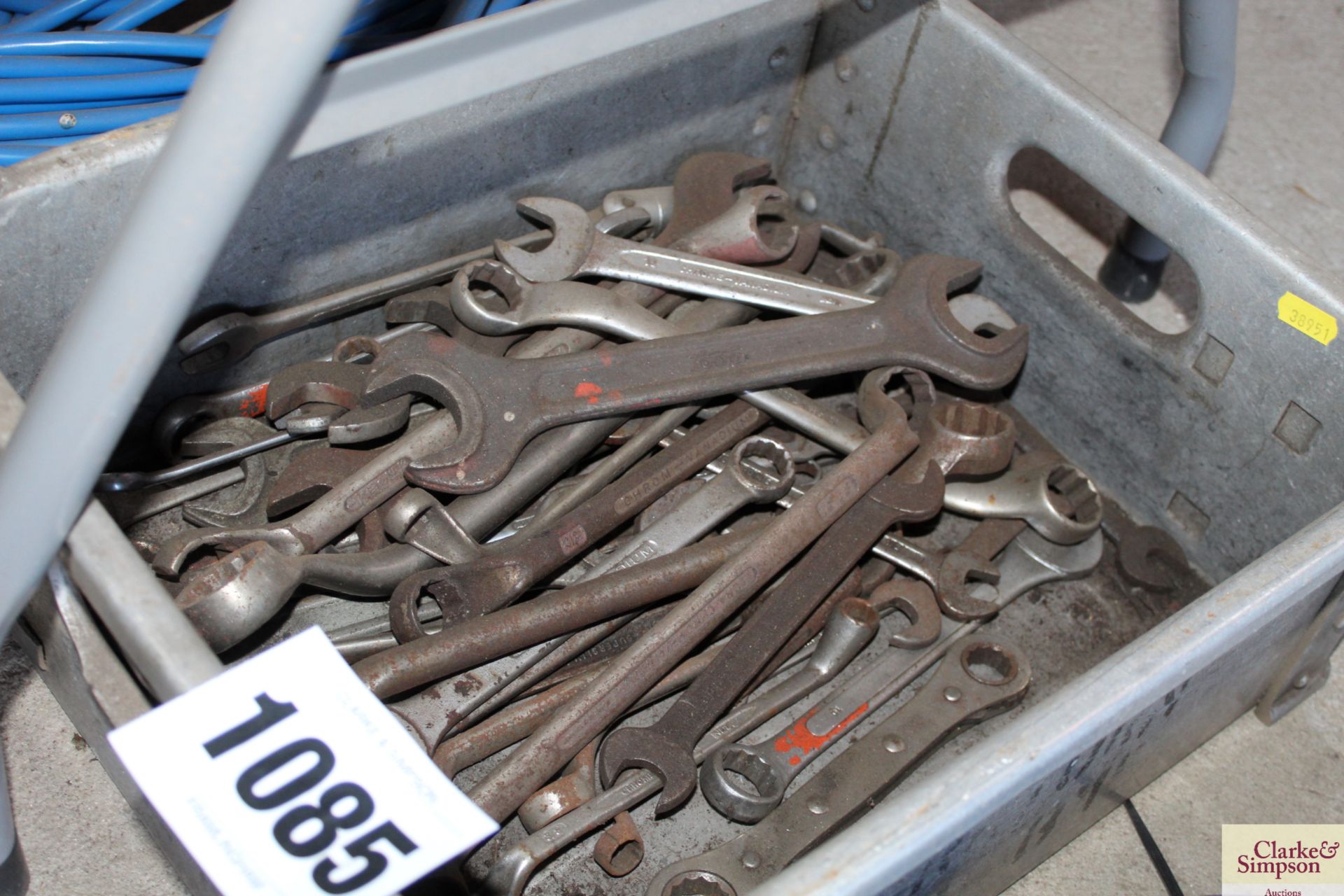 Box of spanners. - Image 2 of 2
