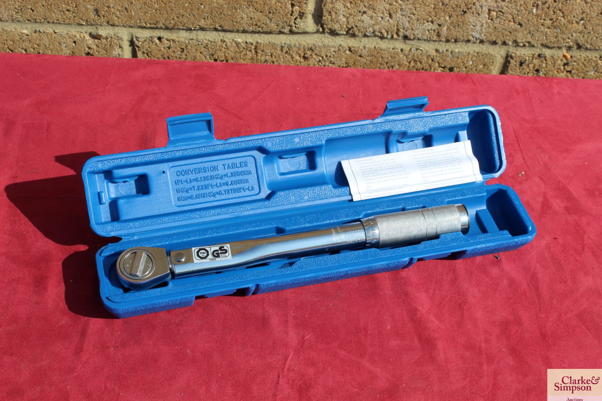 3/8in Torque Wrench. V