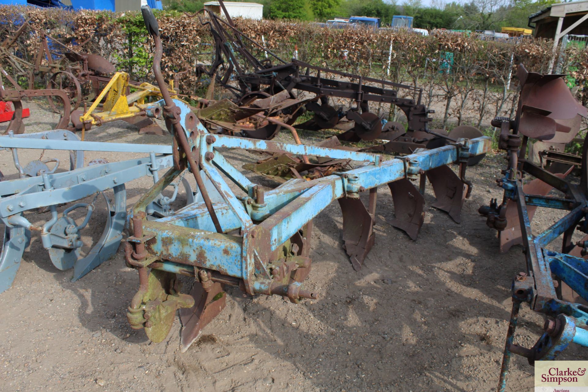 Ransomes TS90 5F plough. - Image 2 of 15