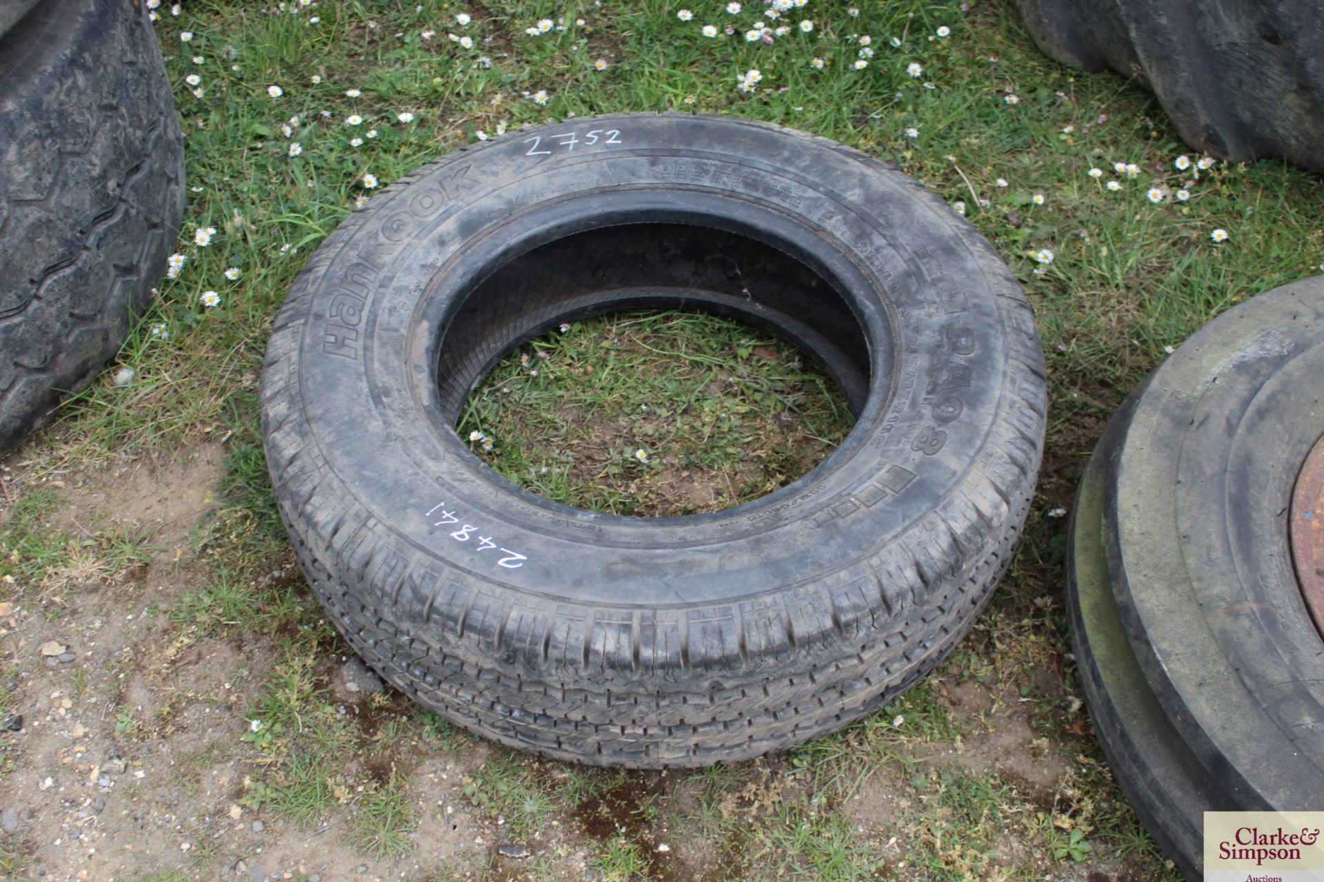 Unused 215/75R16C tyre.