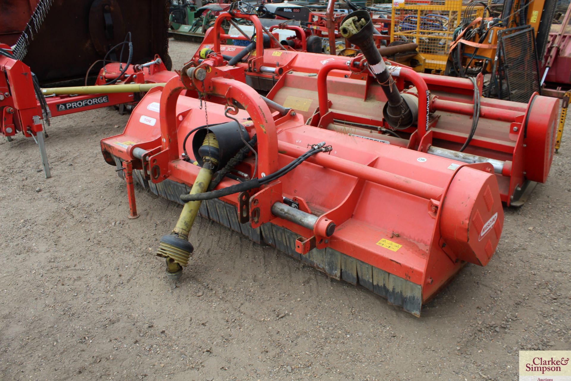 Maschio Tigre 280 flail mower. 2013. Serial number 139390454. V - Image 2 of 7