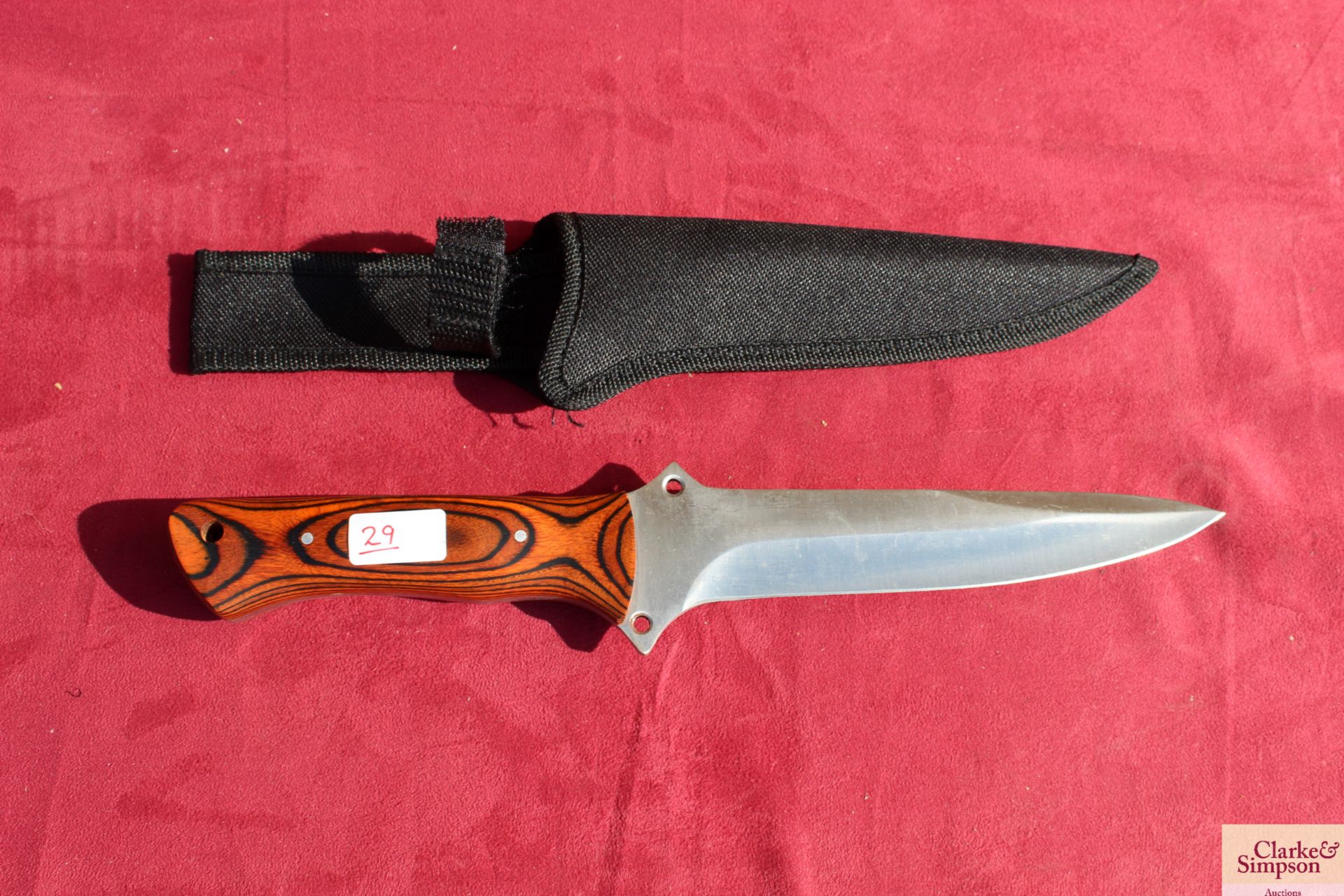 Knife and Sheath. V