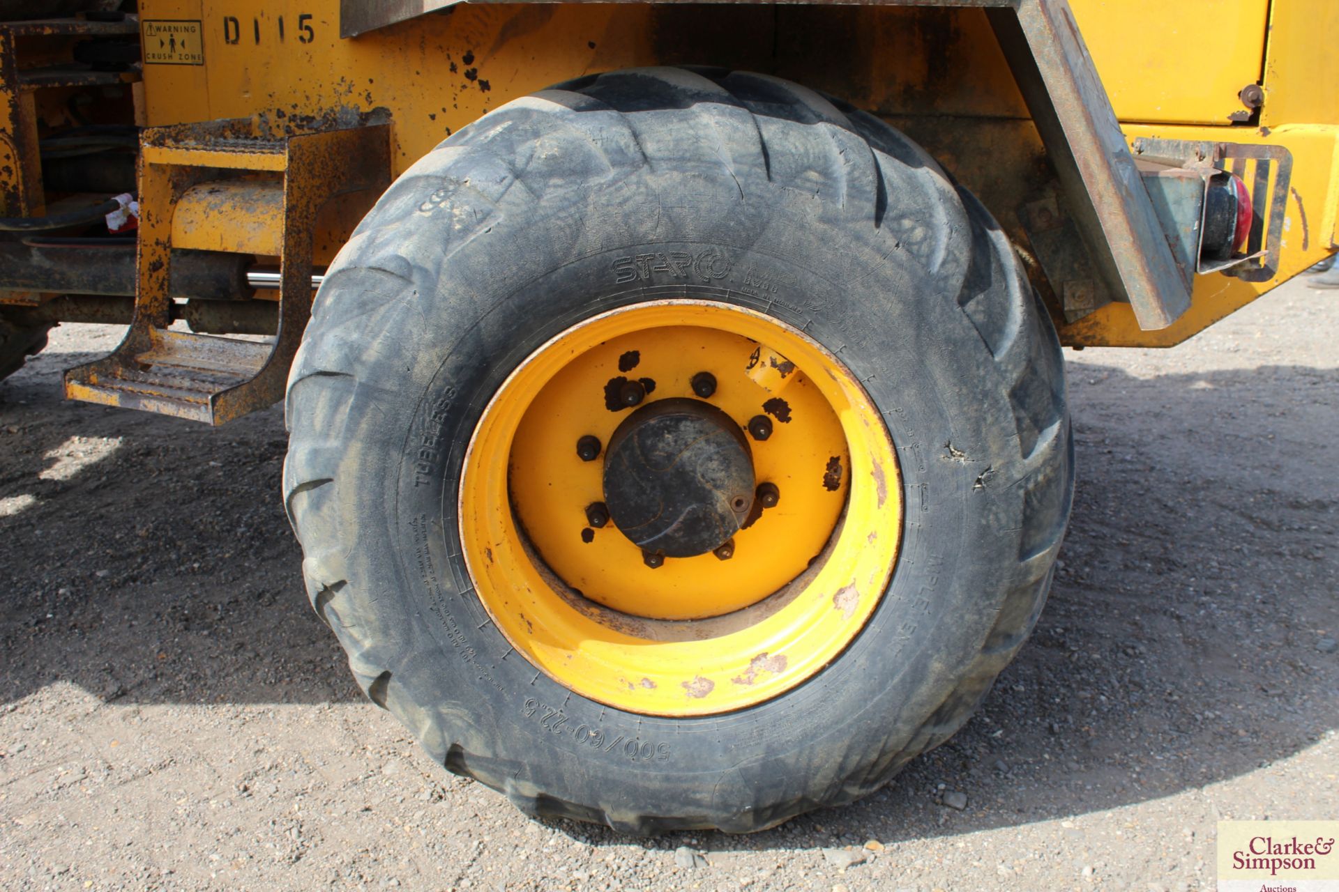 Barford SK10000 10T 4WD dumper. 2006. Serial number SK10255/SYTK1182. 500/60-22.5 wheels and - Image 15 of 33