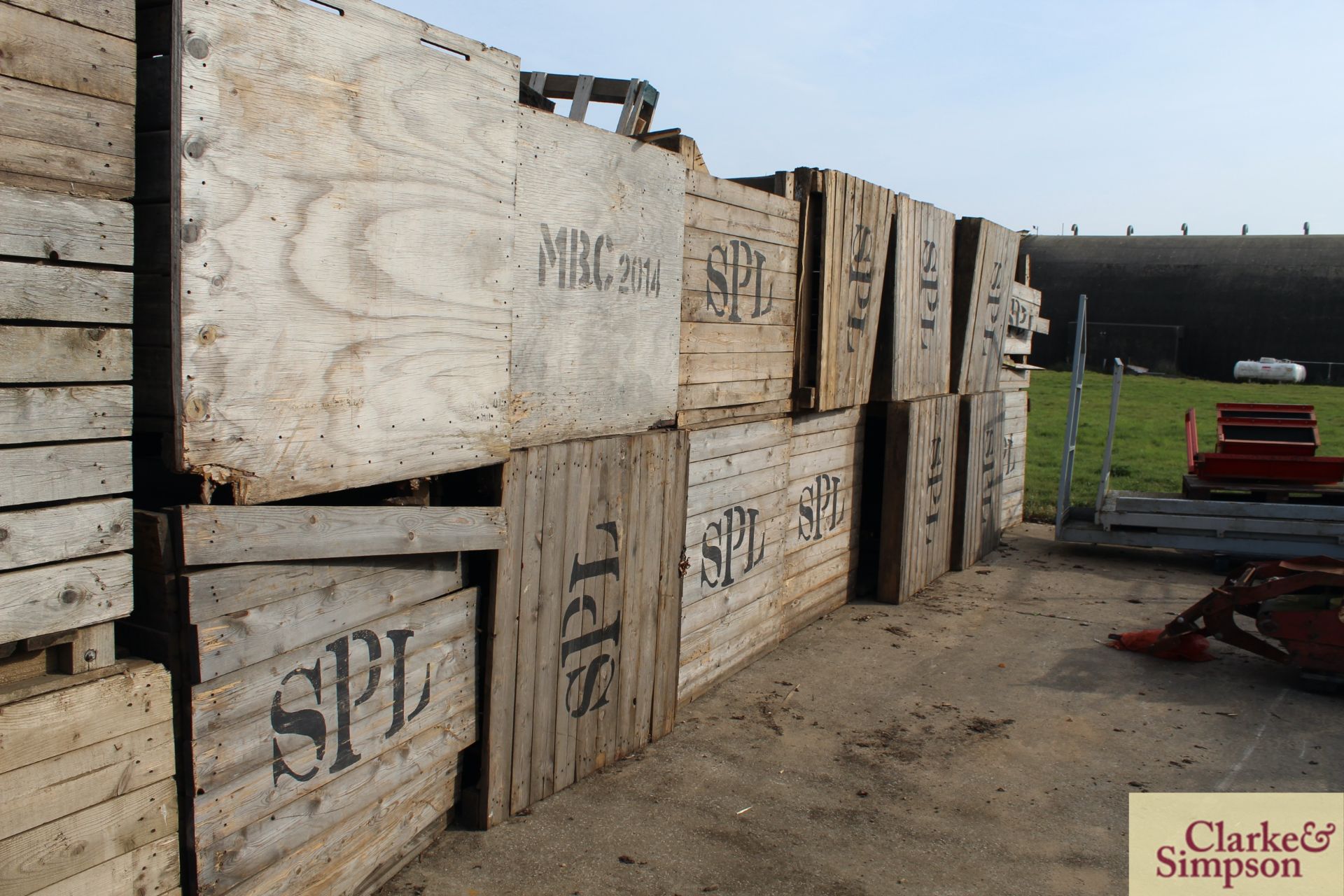 Quantity of potato crates for spares or repair. V - Image 5 of 5