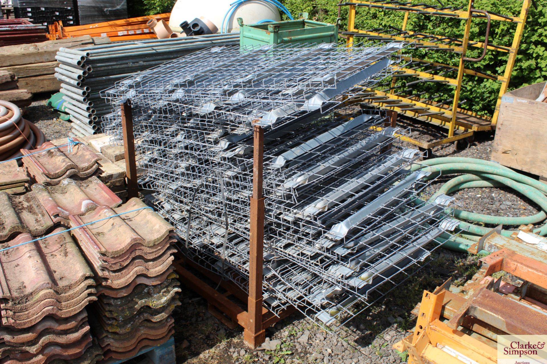 Large quantity of pallet racking. V - Image 2 of 8