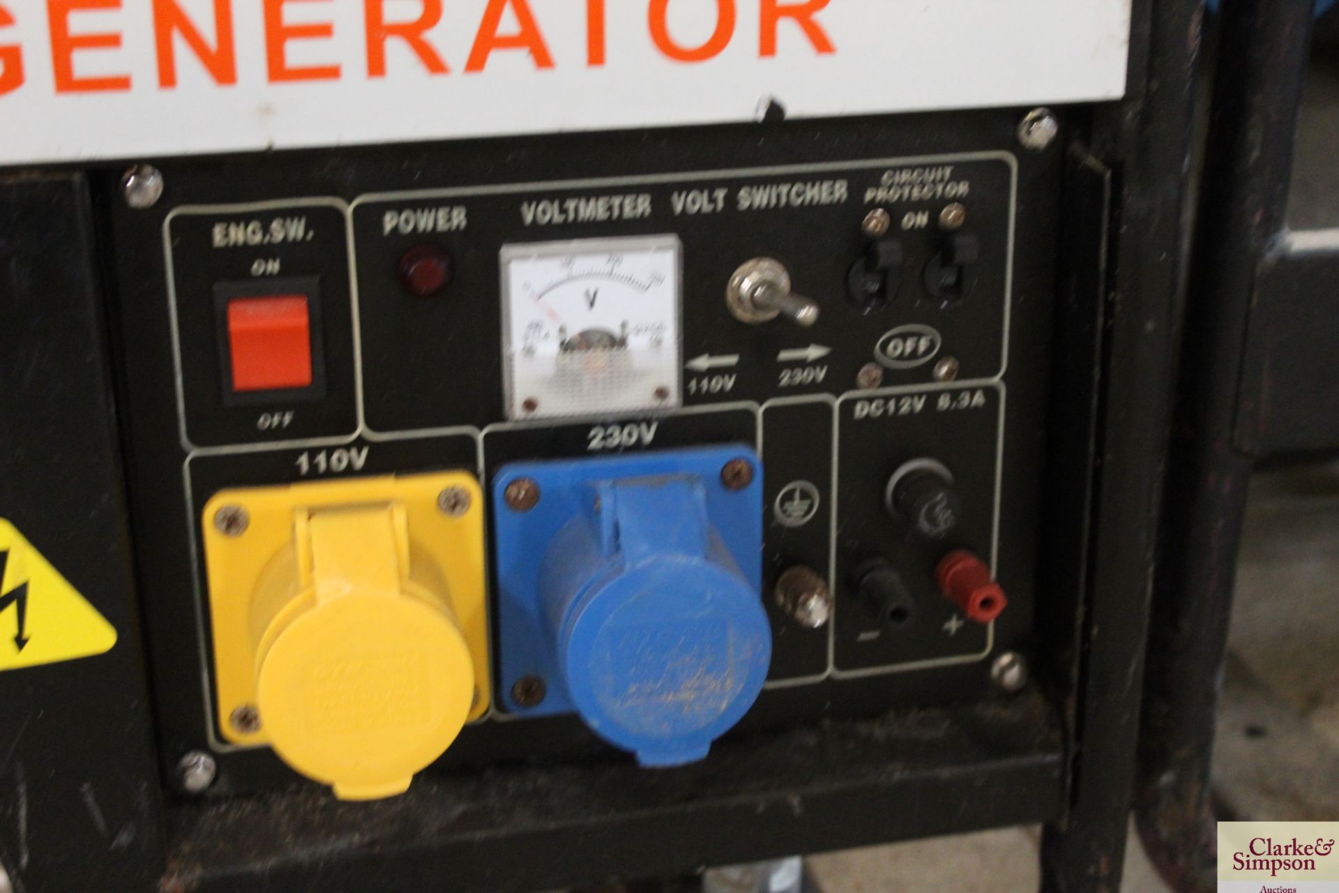 3000 petrol generator. - Image 4 of 4