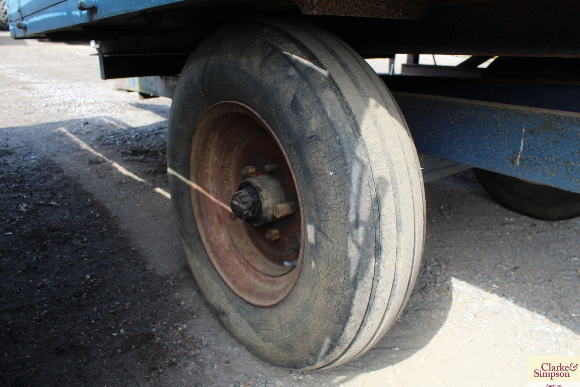 3T single axle tipping trailer. - Image 10 of 11