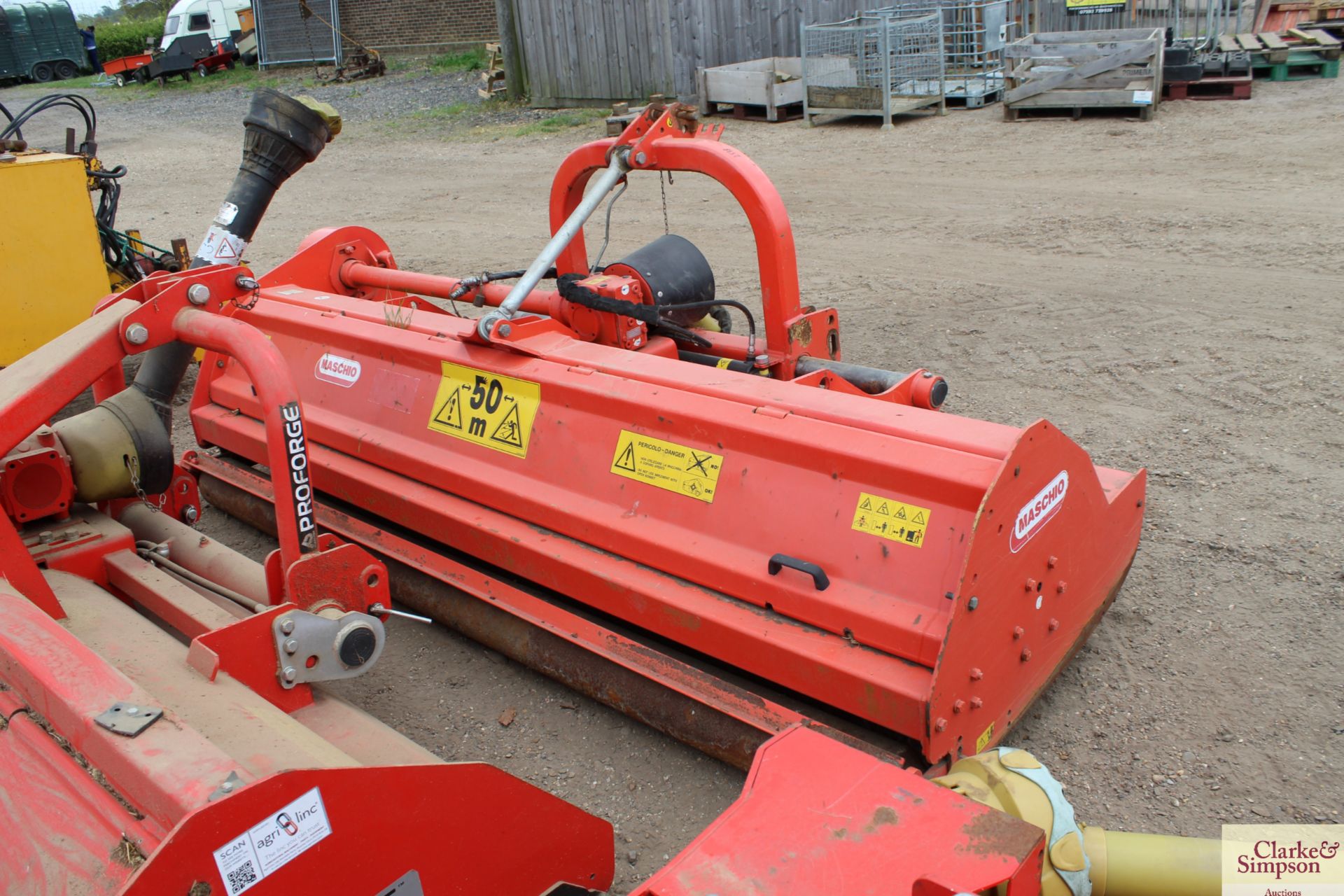 Maschio Tigre 280 flail mower. 2013. Serial number 139390454. V - Image 4 of 7