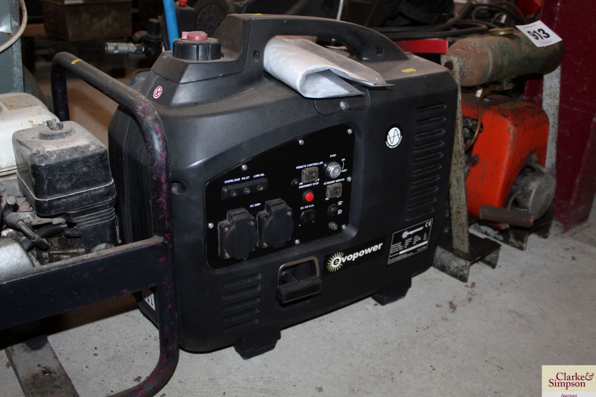 EuroPower portable generator. - Image 2 of 4