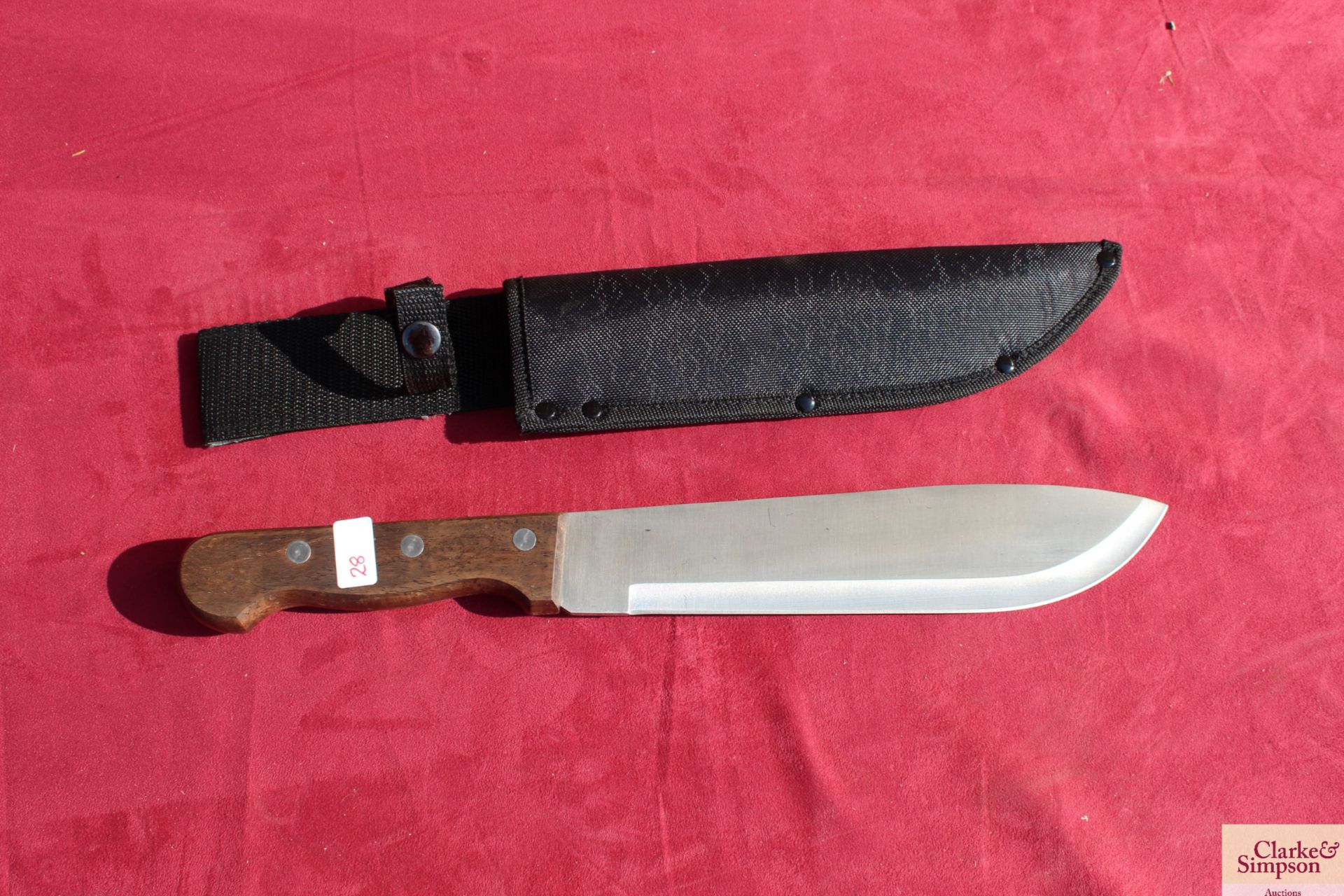 16in Bolo Machete. V