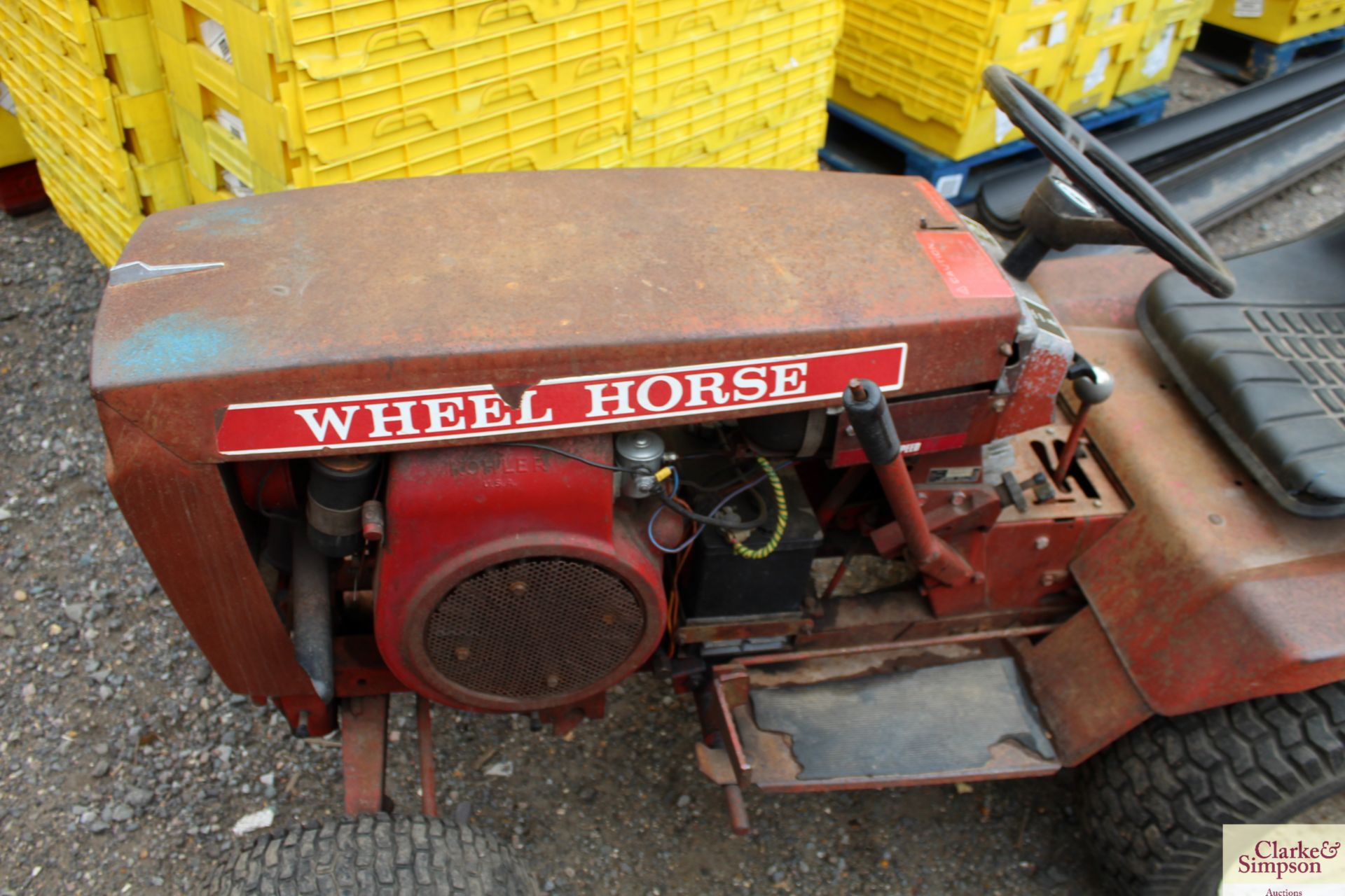 Wheel Horse garden tractor. - Image 5 of 7