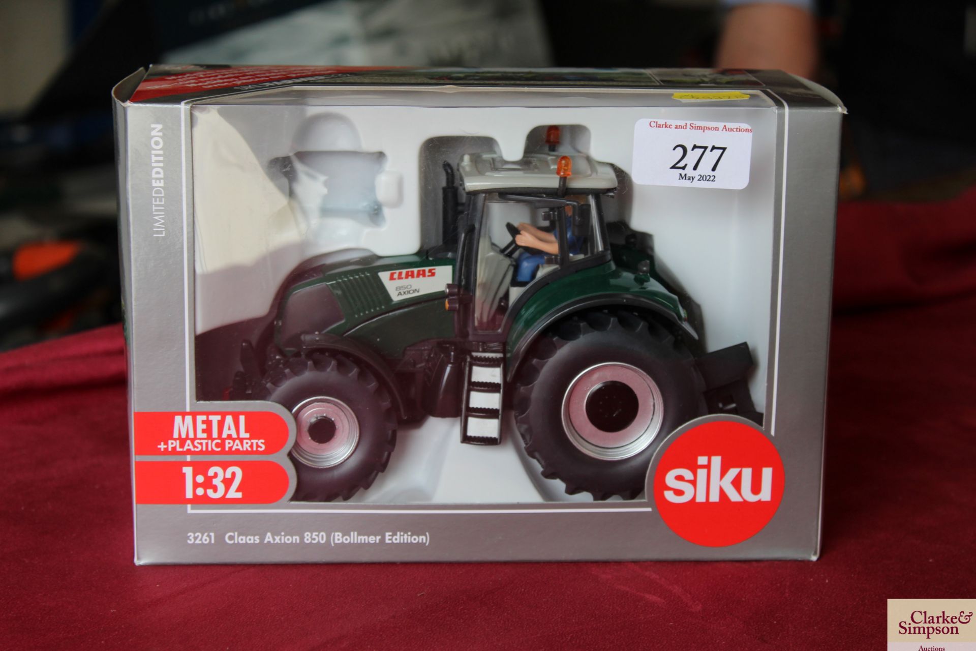 Siku Claas Axion 850 Tractor Bollmer Limited Ed 1/32. V