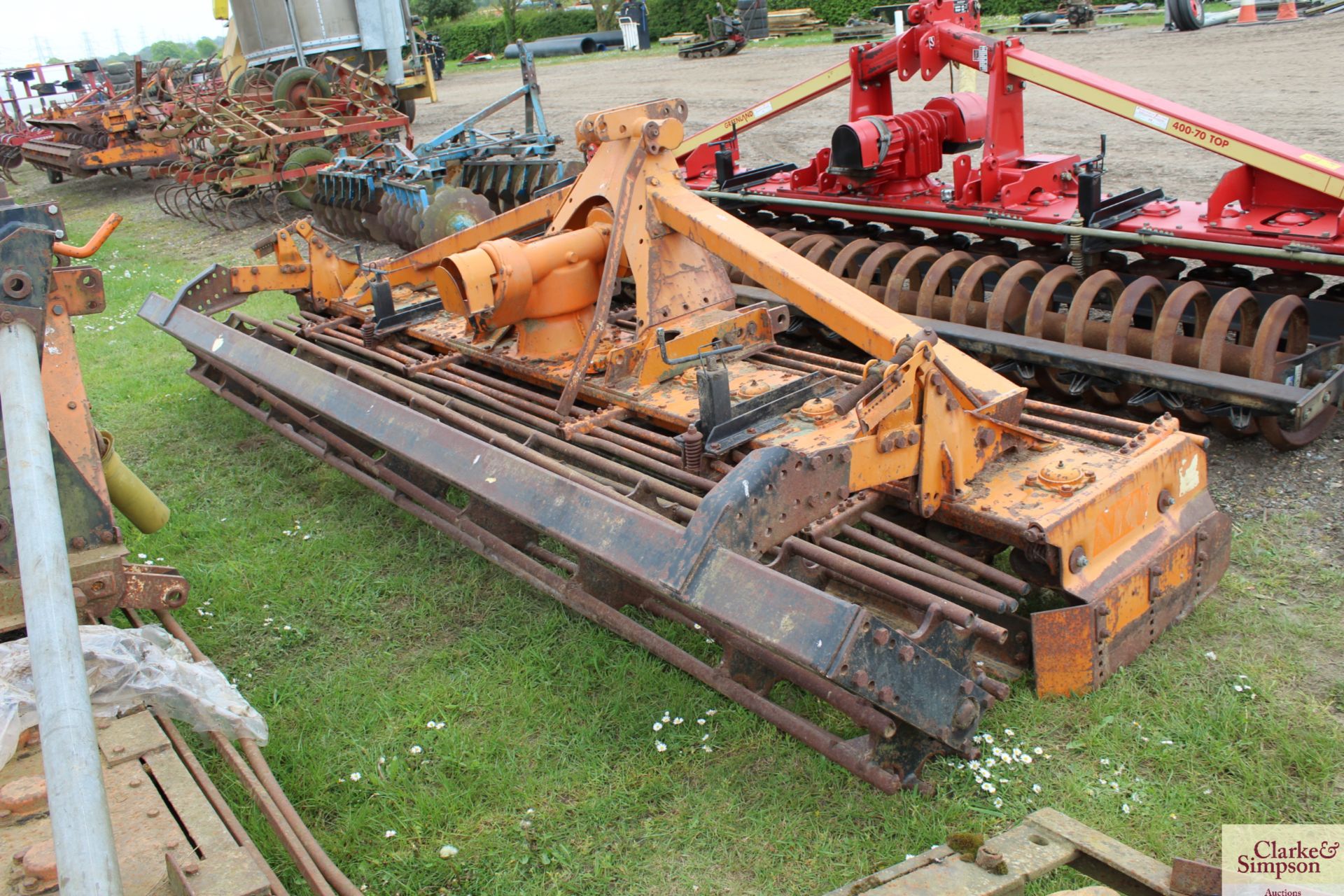 SKH (Feraboli) 4m power harrow. Serial number 11753. With crumbler. Owned from new. V - Image 2 of 17