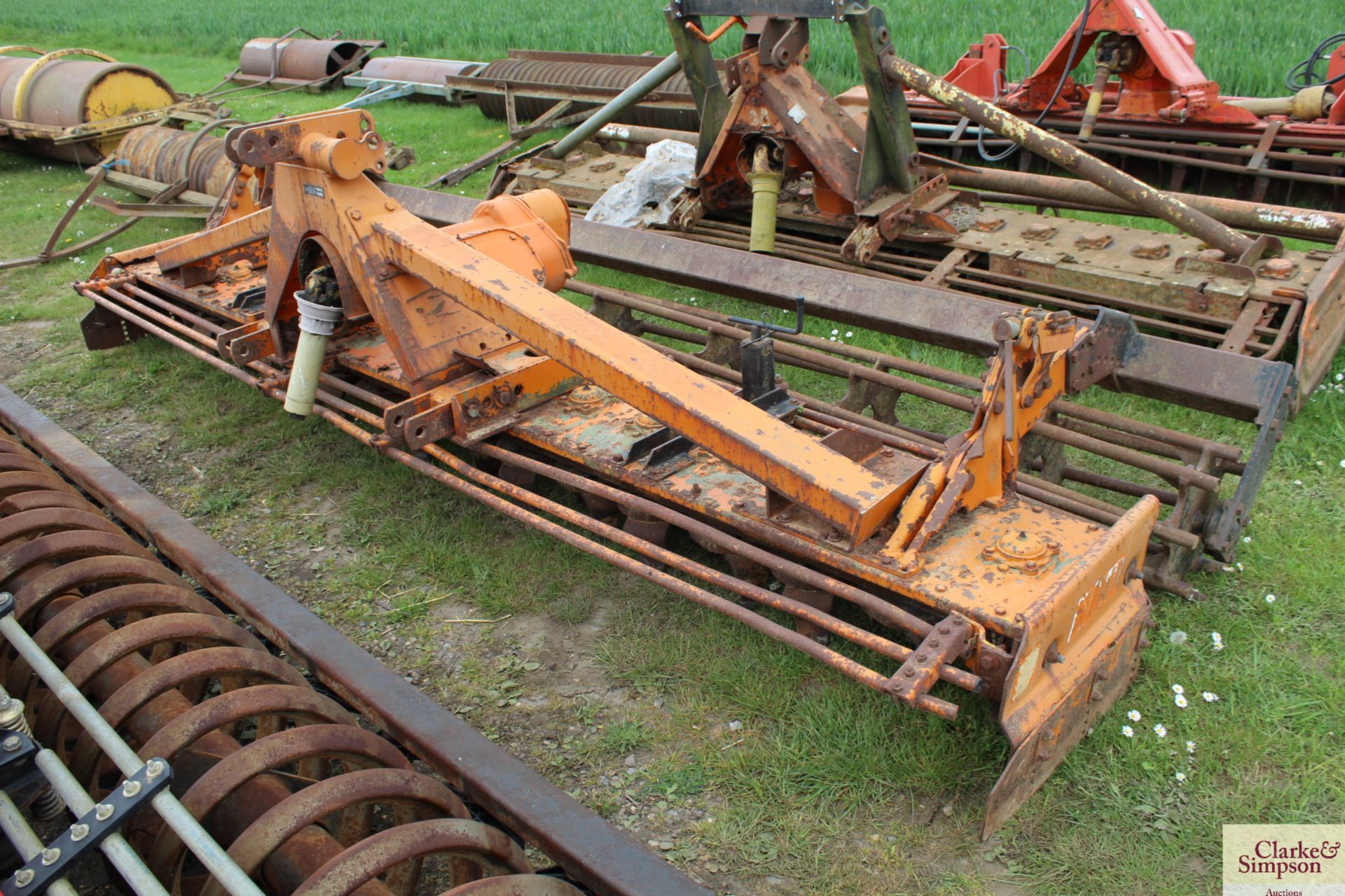 SKH (Feraboli) 4m power harrow. Serial number 11753. With crumbler. Owned from new. V - Image 4 of 17