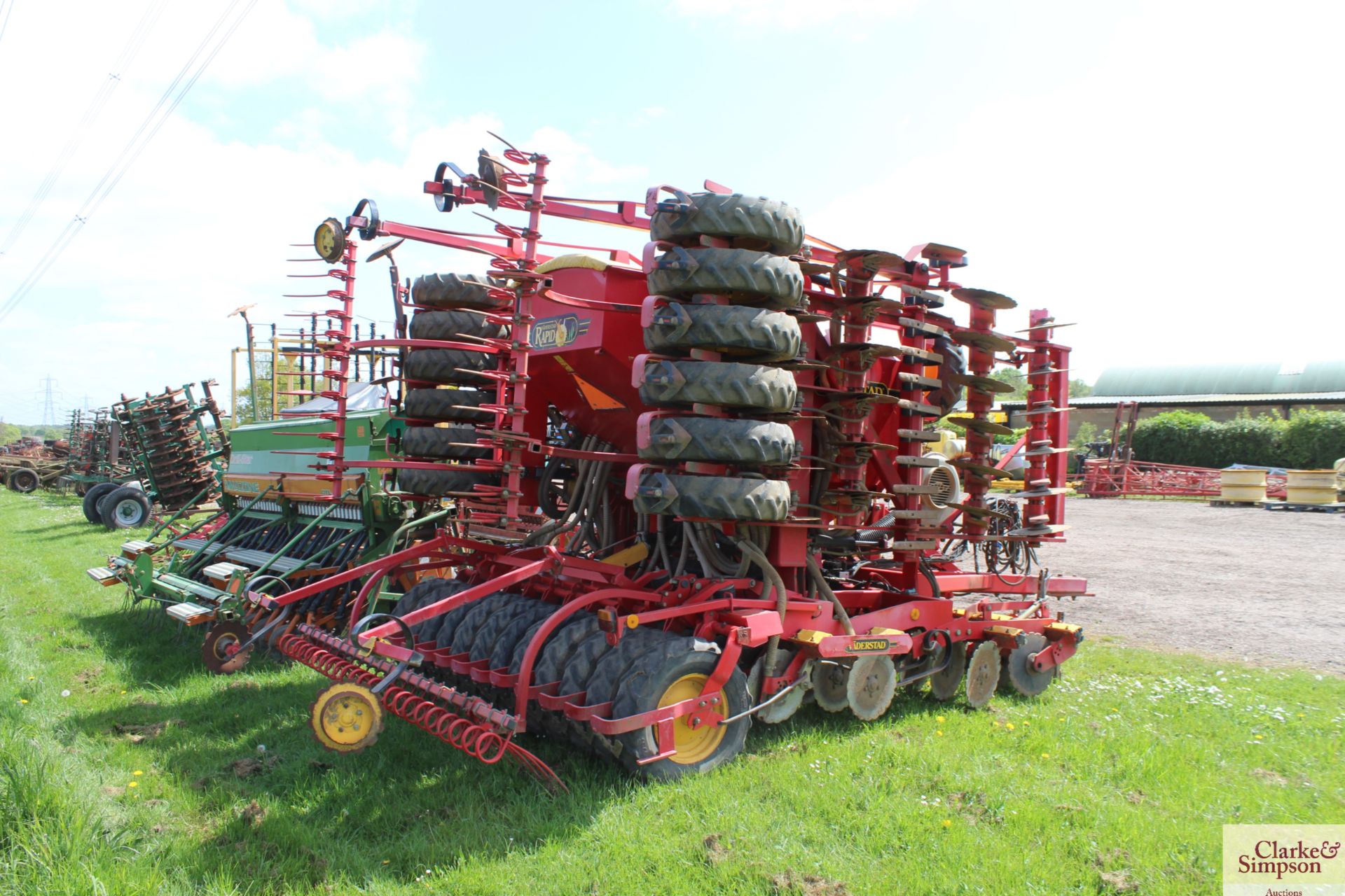 Vaderstad Rapid A600S 6m System Disc trailed drill. Serial number 12469. 3,401Ha. With radar, - Image 5 of 35