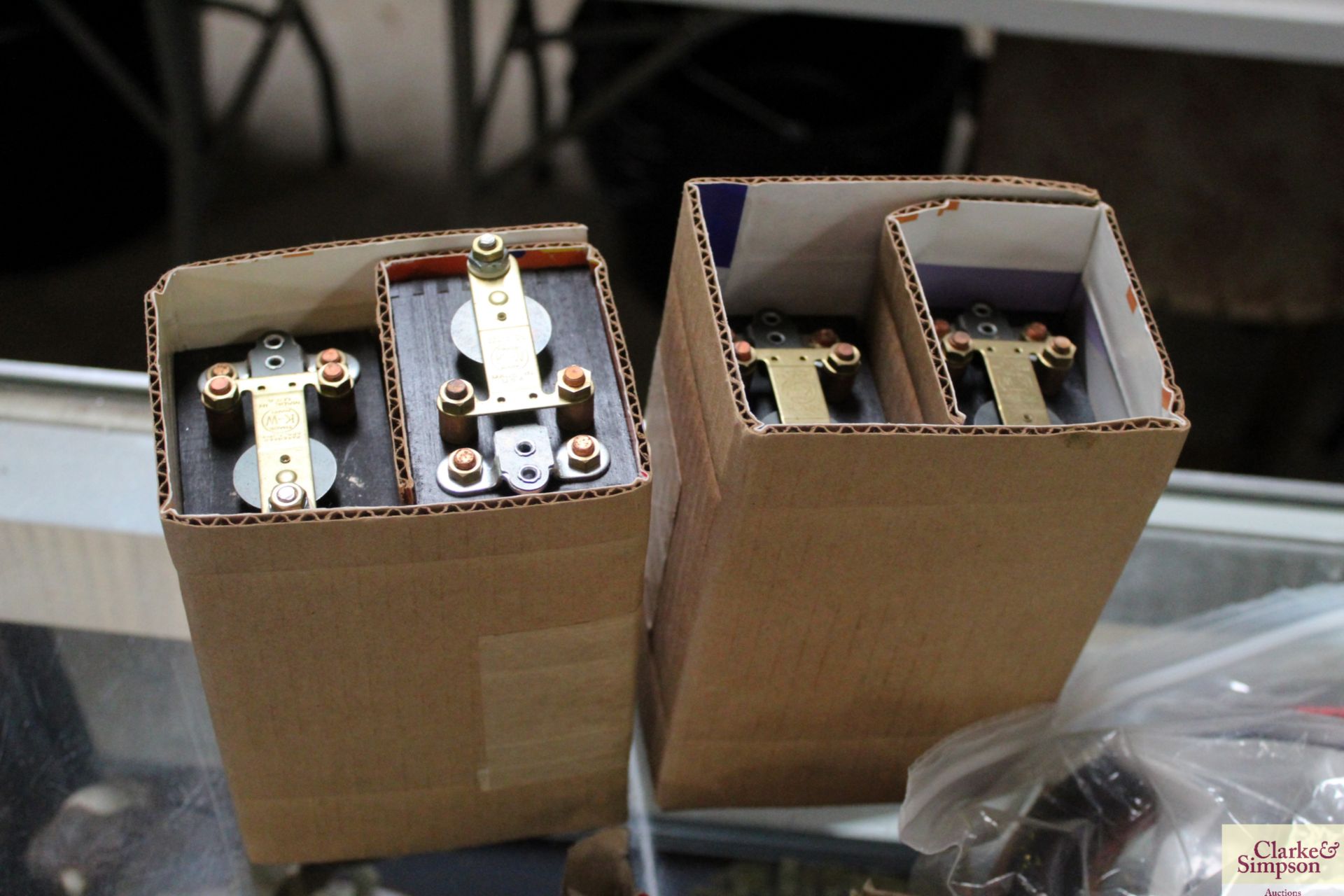 4 original wooden cased trembler coils for Fordson - Image 2 of 5