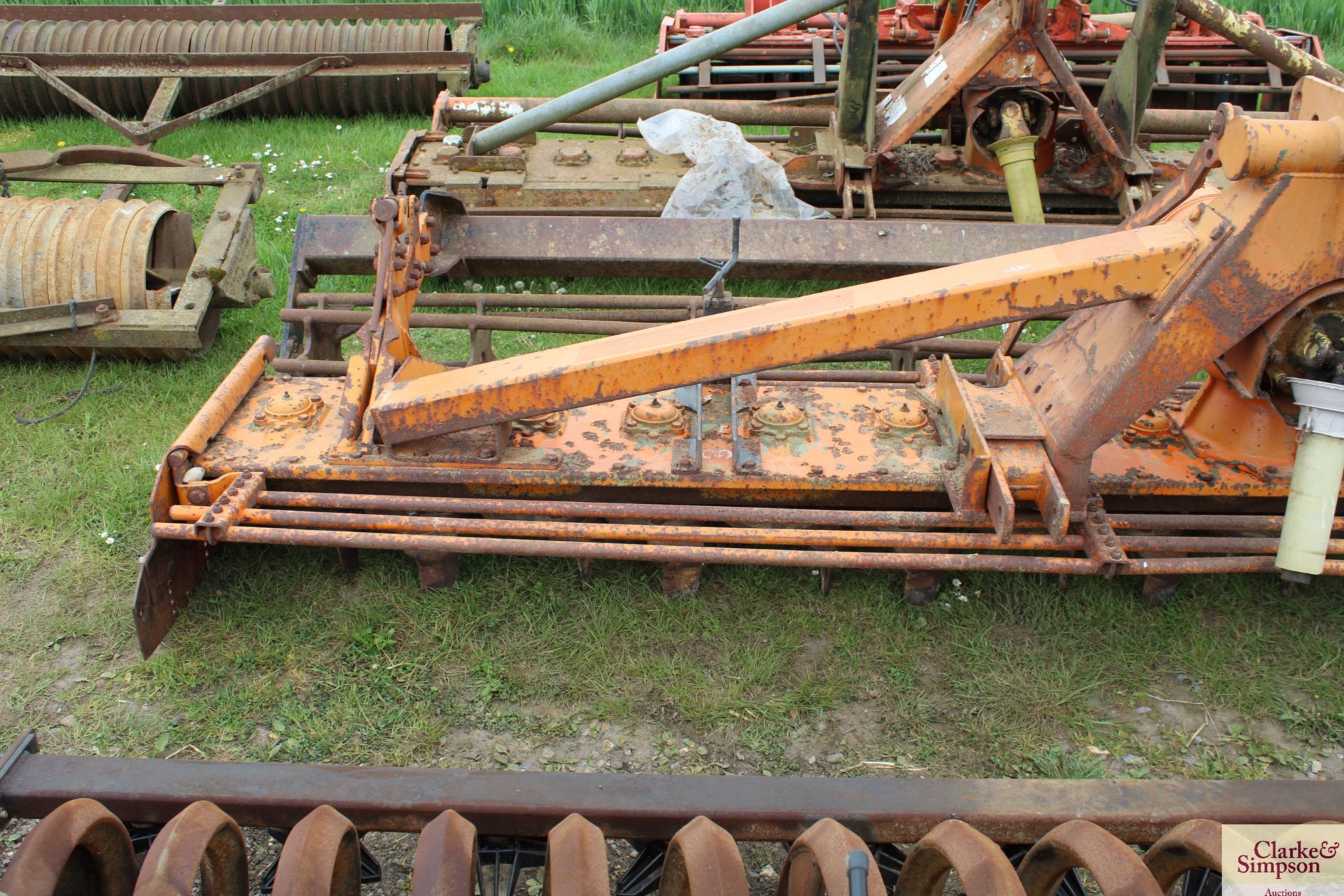 SKH (Feraboli) 4m power harrow. Serial number 11753. With crumbler. Owned from new. V - Image 7 of 17