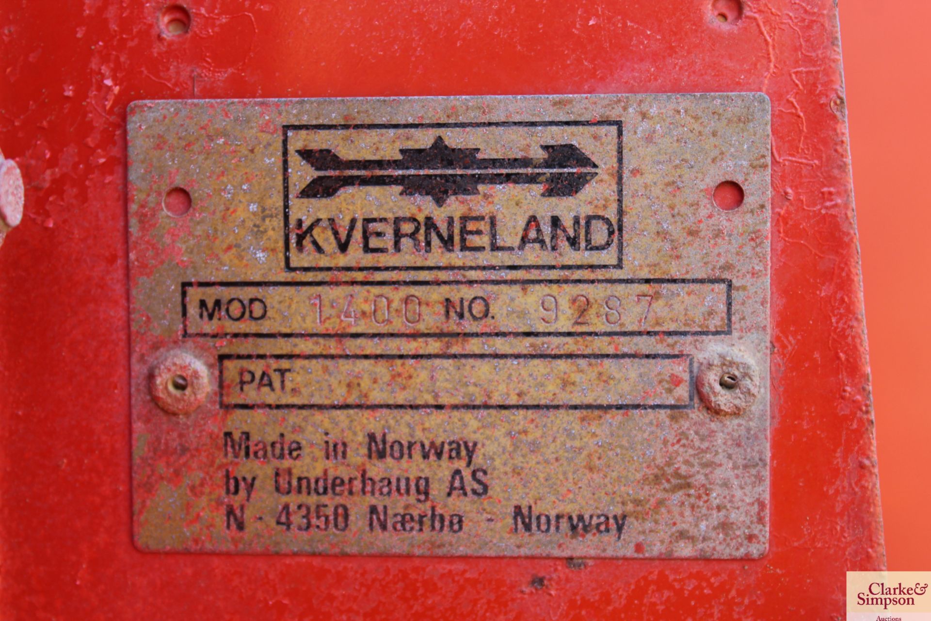 Kverneland Faun 1400 two row potato planter. V - Image 12 of 12