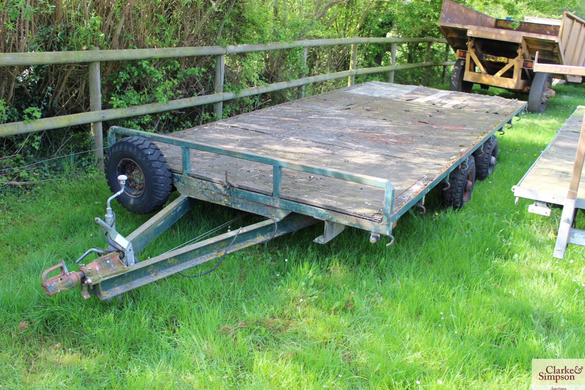 Twin axle 16ft trailer. - Image 2 of 12