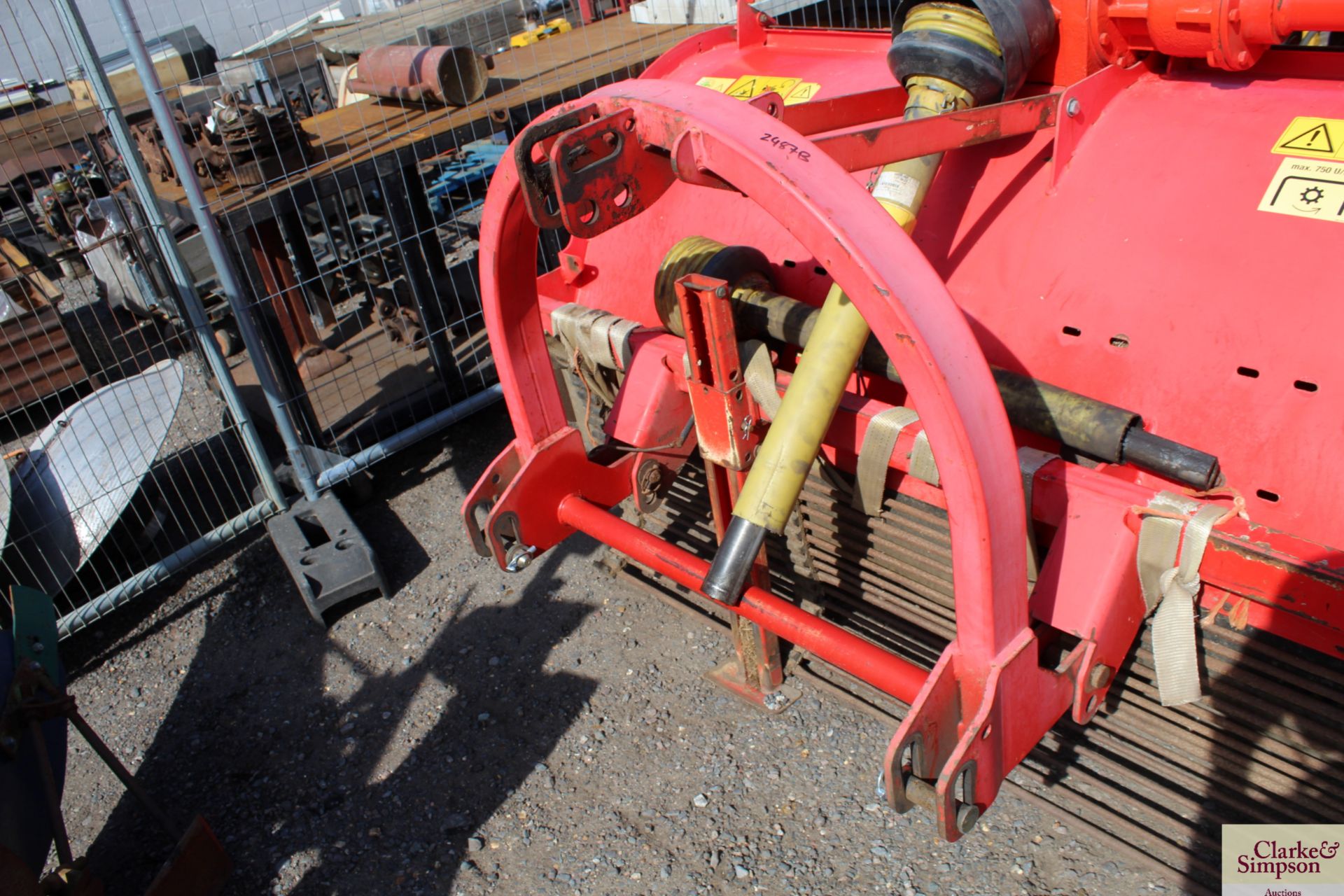 Grimme front mounted single bed topper. V - Image 8 of 10